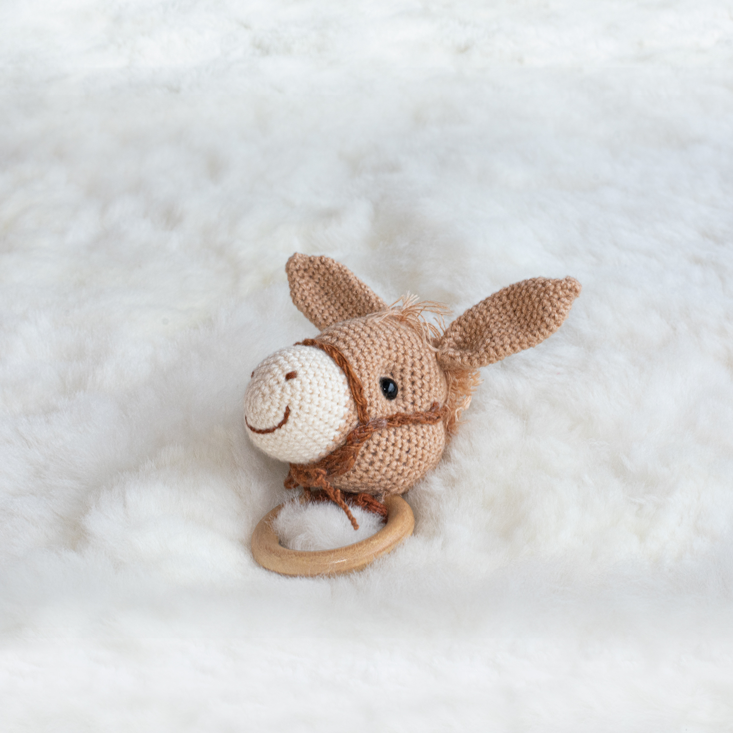 Set: Nuschi und Rassel "Tierische Freunde"