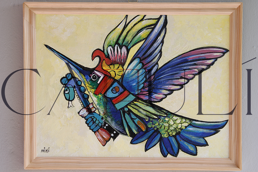 Ölgemälde "Andean Kolibri"